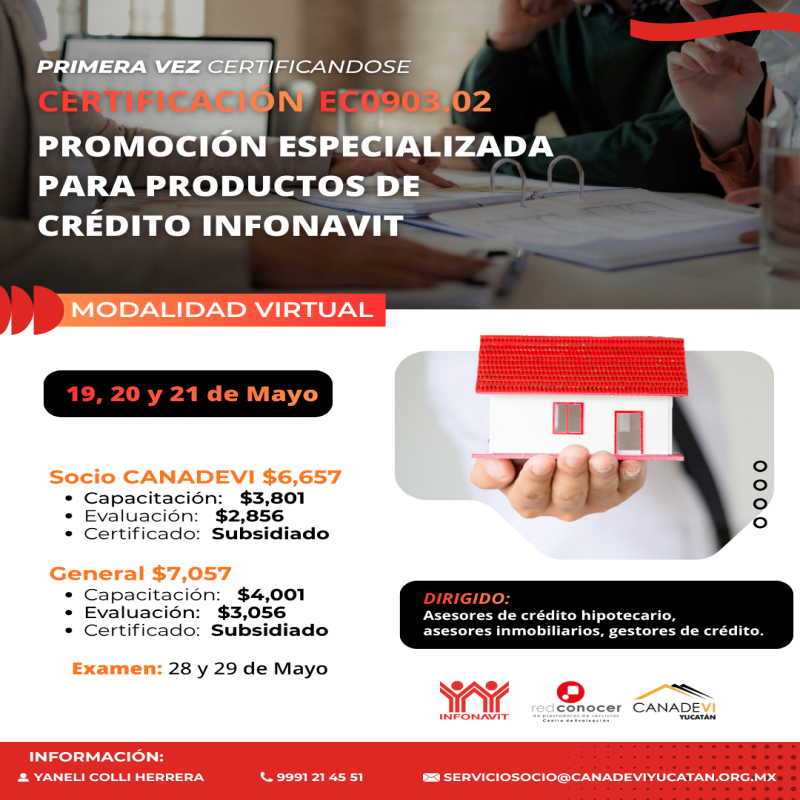 EC0903.02 (1era Vez) Promoción Especializada para productos de crédito INFONAVIT